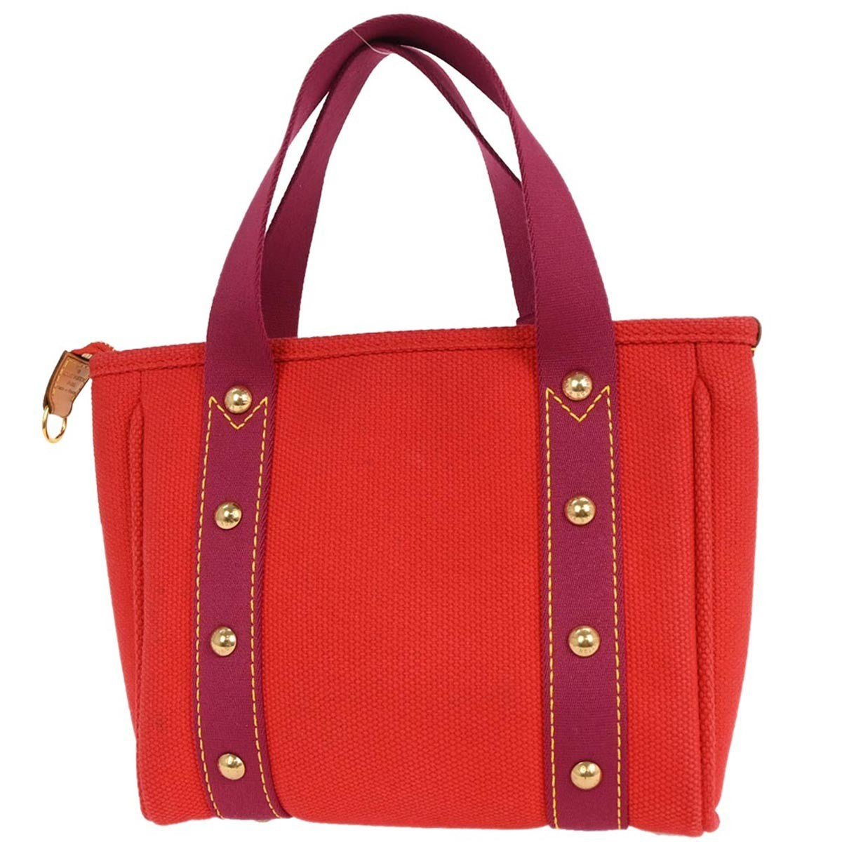 Louis Vuitton Antigua Tote Canvas Red Canvas Tote Bag Bag (Authentic Pre-Loved)