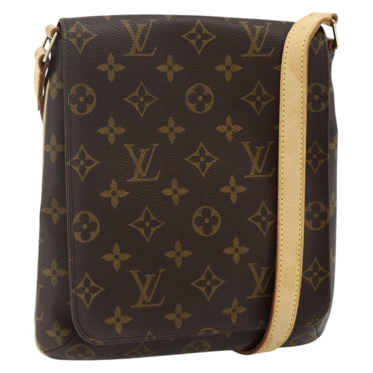 Louis Vuitton Musette Salsa Handbag Monogram Canvas Brown Canvas Shoulder Bag Bag (Authentic Pre-Loved)