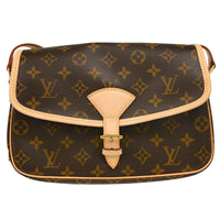 Louis Vuitton Sologne Handbag Monogram Canvas Brown Canvas Shoulder Bag Bag (Authentic Pre-Loved)