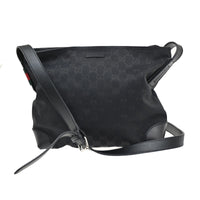Gucci Original Messenger Gg Canvas Black Canvas Shoulder Bag Bag (Pre-Loved)
