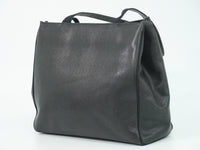 Salvatore Ferragamo Vintage Vara Bow Tote Lizard Embossed Leather Black Leather Tote Bag Bag (Pre-Loved)