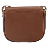 Burberry Vintage Flap Crossbody Bag Leather Brown Leather Shoulder Bag Bag (Pre-Loved)