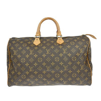 Louis Vuitton Louis Vuitton Speedy Handbag Monogram Canvas Brown Canvas Handbag (Pre-Loved)