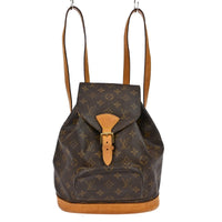 Louis Vuitton Louis Vuitton Vintage Montsouris Backpack Monogram Canvas Brown Canvas Backpack Bag (Pre-Loved)