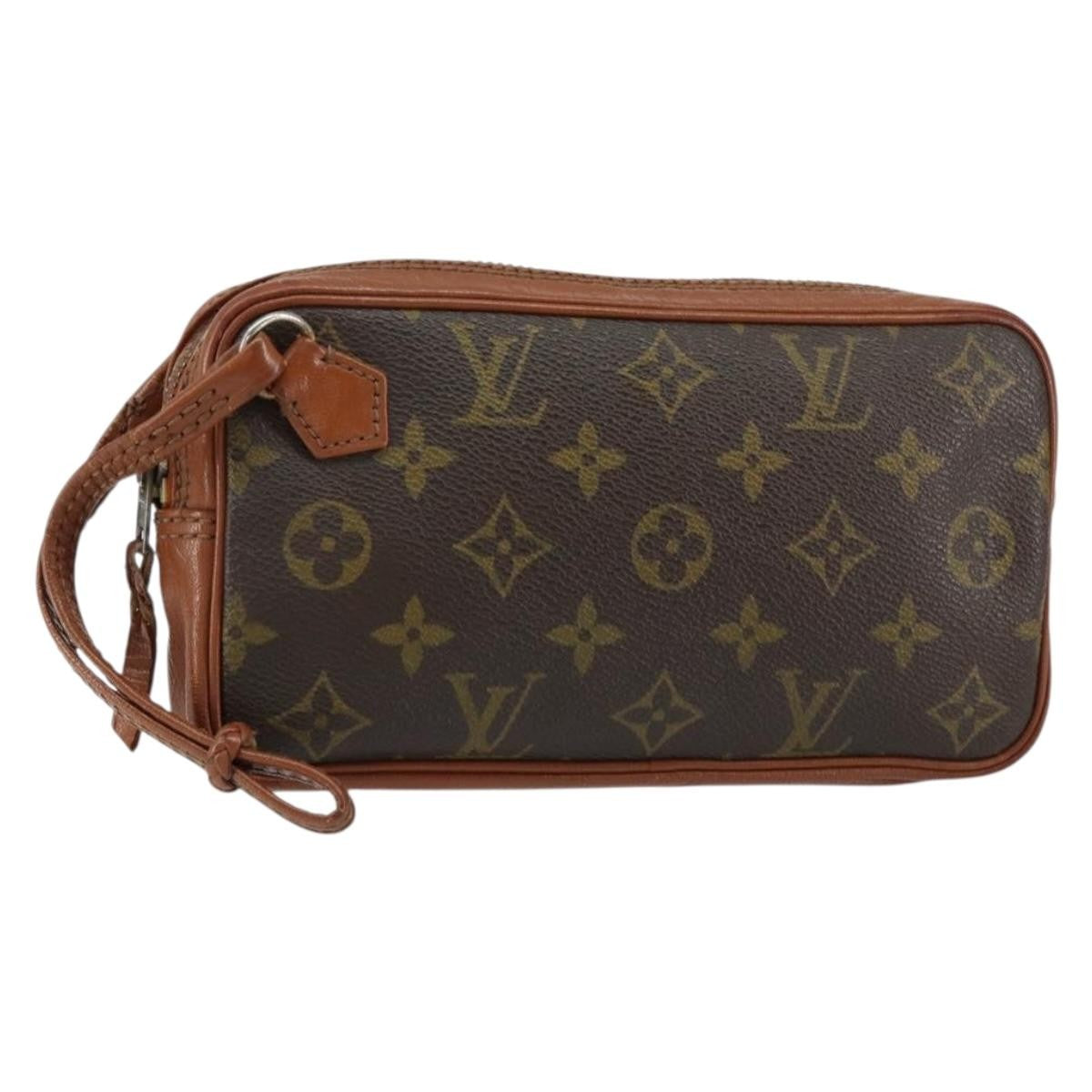 Louis Vuitton Louis Vuitton Pochette Sports Monogram Canvas Brown Canvas Clutche & Pouche Bag (Pre-Loved)