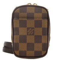Louis Vuitton Etui Okapi Camera Case Damier Brown Canvas Shoulder Bag Bag (Authentic Pre-Loved)
