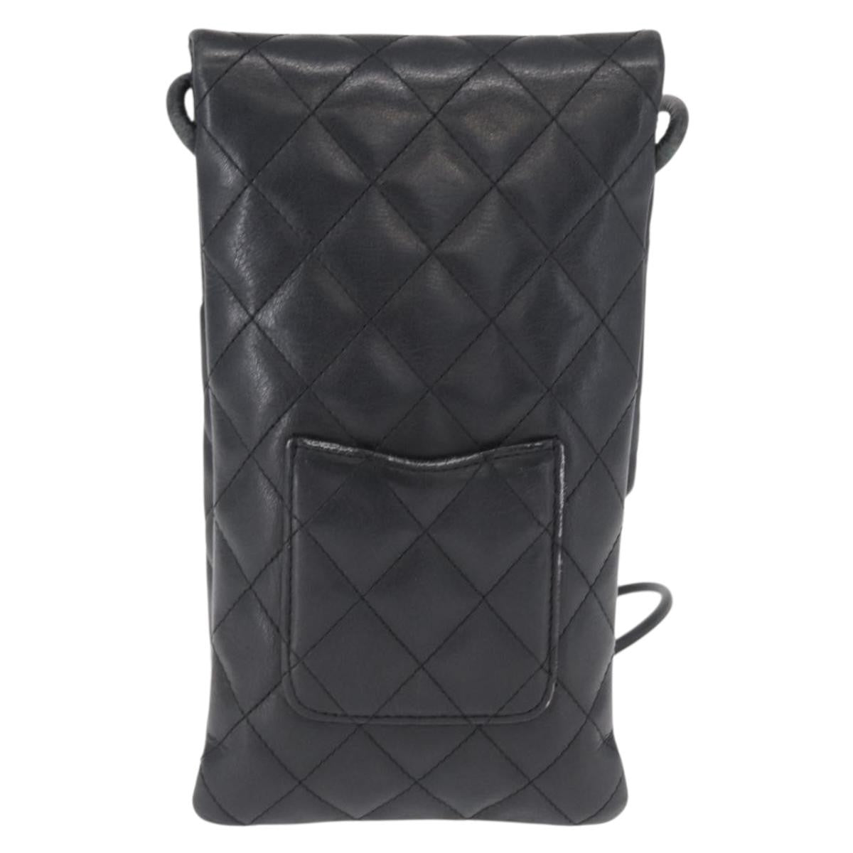 Chanel Cambon Flap Crossbody Bag Quilted Lambskin Silver Leather Shoulder Bag Bag (Authentic Pre-Loved)