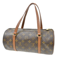 Louis Vuitton Papillon Handbag Monogram Canvas Brown Canvas Handbag (Pre-Loved)