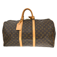 Louis Vuitton Louis Vuitton Keepall Bag Monogram Canvas Brown Canvas Travel Bag Bag (Authentic Pre-Loved)