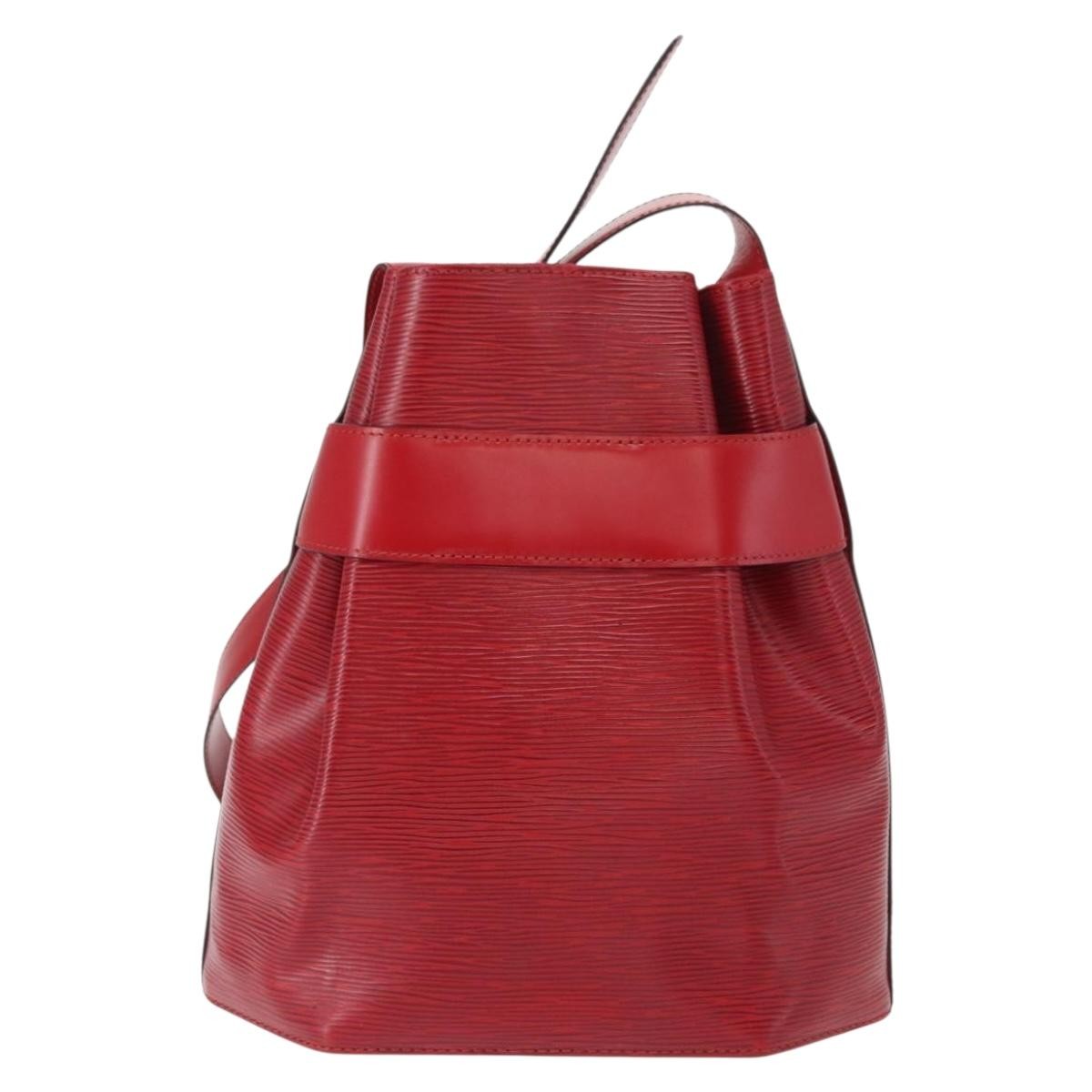 Louis Vuitton Vintage Sac D'epaule Handbag Epi Leather Red Leather Shoulder Bag Bag (Authentic Pre-Loved)