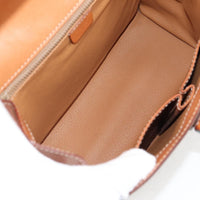 Celine Vintage Convertible Top Handle Bag Macadam Coated Canvas Brown Canvas Bag (Authentic Pre-Loved)