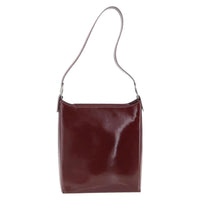Salvatore Ferragamo Vala Shoulder Bag Patent Leather Red Patent_Leather Shoulder Bag Bag (Pre-Loved)