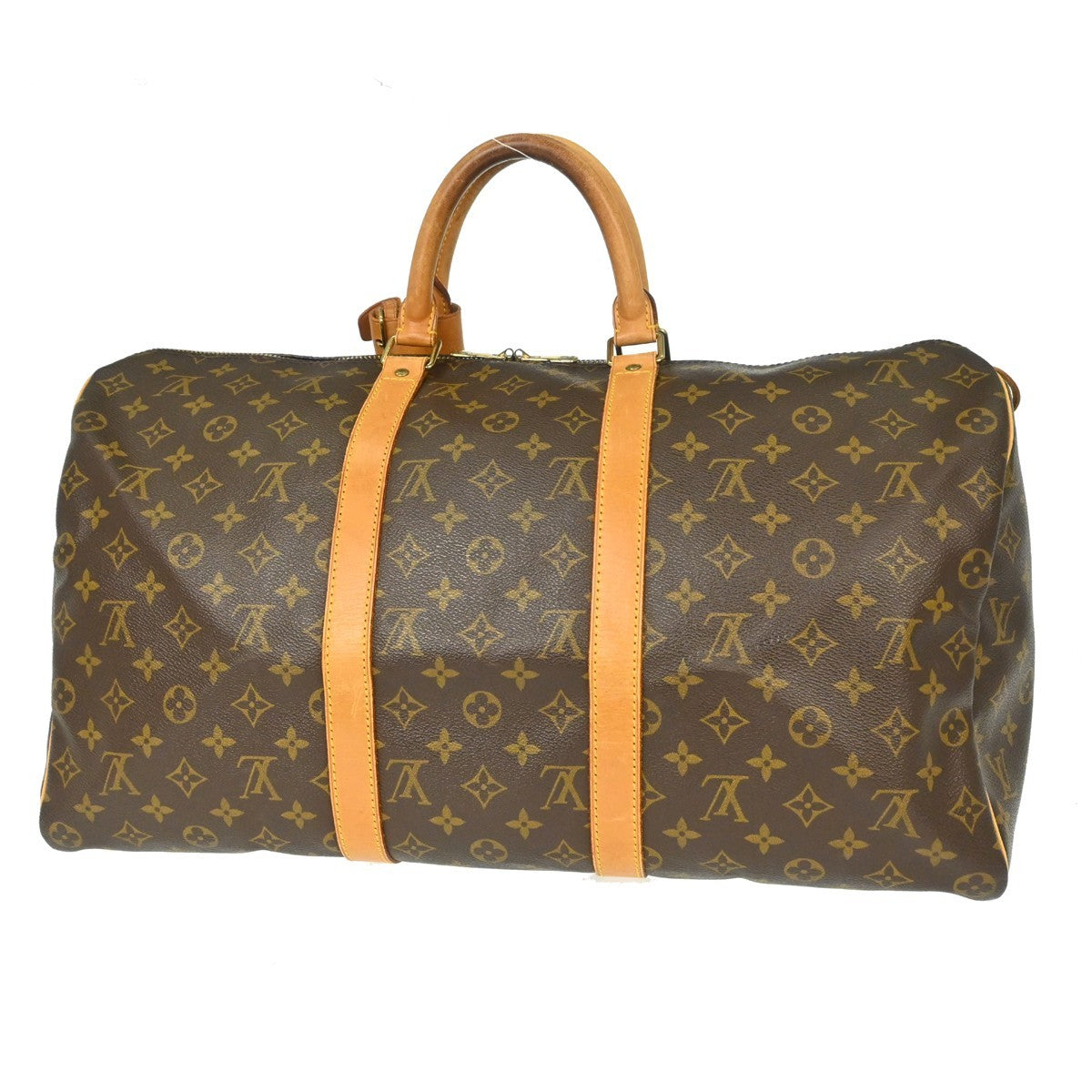Louis Vuitton Louis Vuitton Keepall Bag Monogram Canvas Brown Canvas Travel Bag Bag (Authentic Pre-Loved)