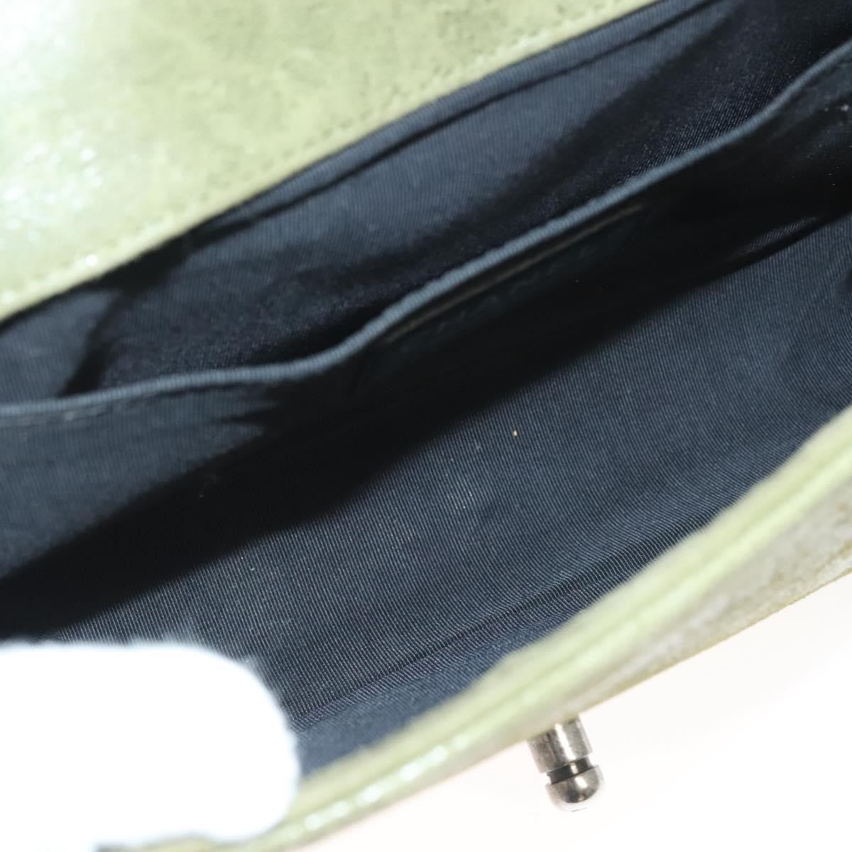 Chanel Celtic Boy Flap Bag Suede Green Suede Shoulder Bag Bag (Authentic Pre-Loved)