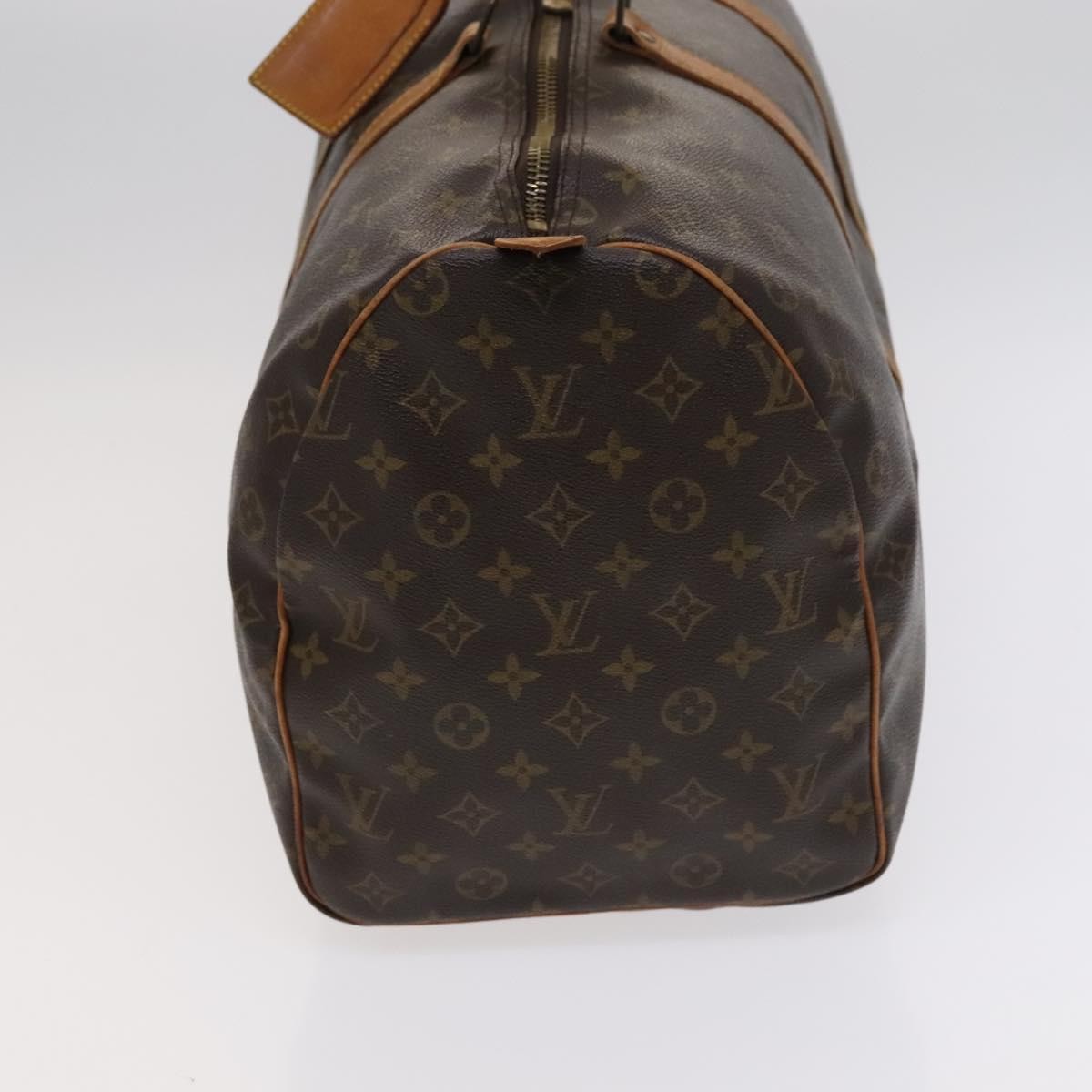 Louis Vuitton Keepall Bag Monogram Canvas Brown Canvas Travel Bag Bag (Authentic Pre-Loved)