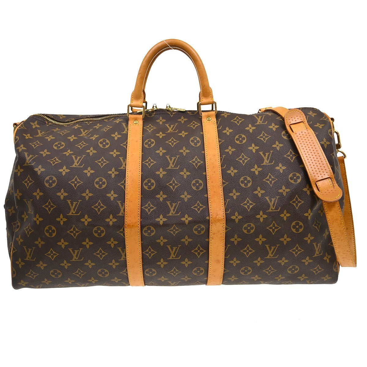 Louis Vuitton Louis Vuitton Keepall Bandouliere Bag Monogram Canvas Brown Canvas Travel Bag Bag (Pre-Loved)
