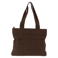 Salvatore Ferragamo Vara Tote Canvas Brown Canvas Tote Bag Bag (Authentic Pre-Loved)