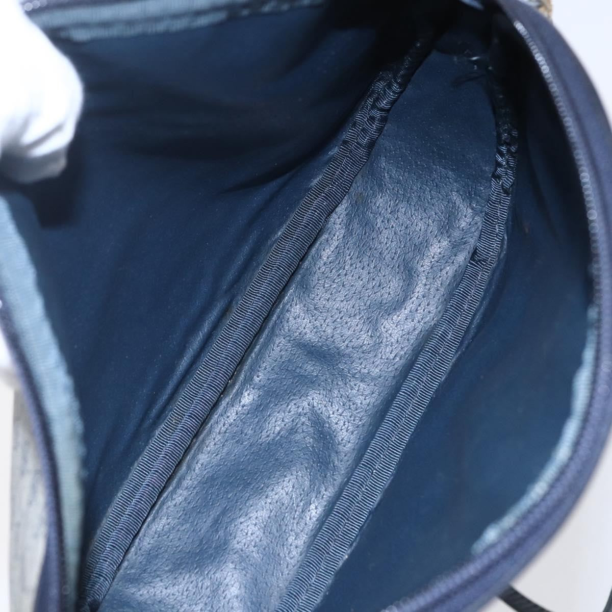 Gucci Micro Gg Supreme Shoulder Bag Gg Canvas Navy Canvas Shoulder Bag Bag (Authentic Pre-Loved)
