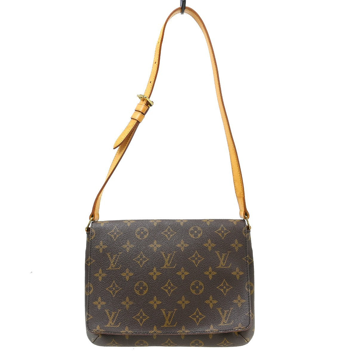 Louis Vuitton Louis Vuitton Musette Tango Handbag Monogram Canvas Brown Canvas Shoulder Bag Bag (Pre-Loved)