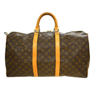Louis Vuitton Louis Vuitton Keepall Bandouliere Bag Monogram Canvas Brown Canvas Travel Bag Bag (Pre-Loved)
