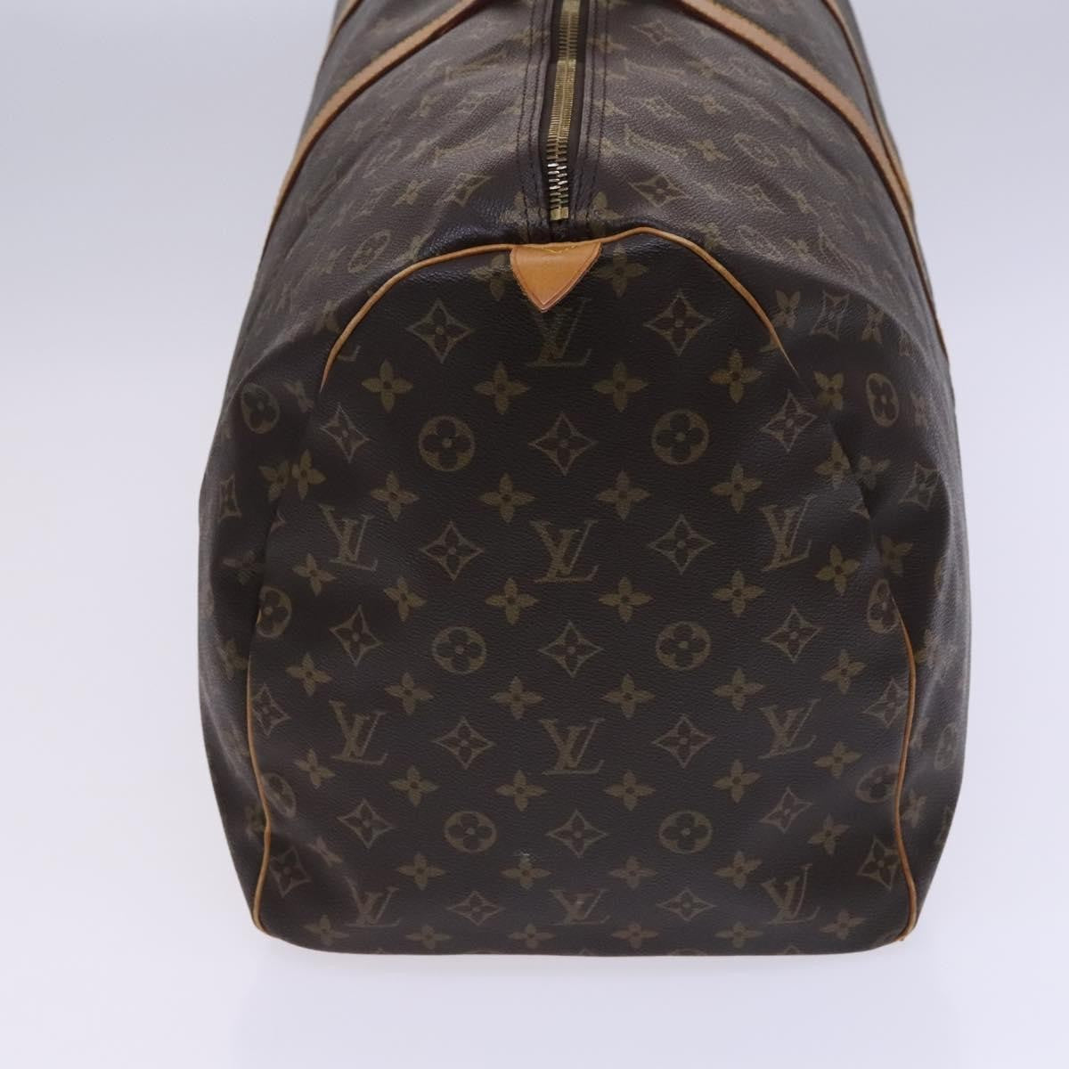 Louis Vuitton Keepall Bag Monogram Canvas Brown Canvas Travel Bag Bag (Authentic Pre-Loved)