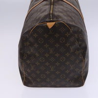 Louis Vuitton Keepall Bag Monogram Canvas Brown Canvas Travel Bag Bag (Authentic Pre-Loved)