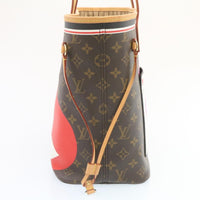 Louis Vuitton Neverfull Nm Tote Limited Edition Game On Monogram Canvas Brown Canvas Tote Bag Bag (Authentic Pre-Loved)