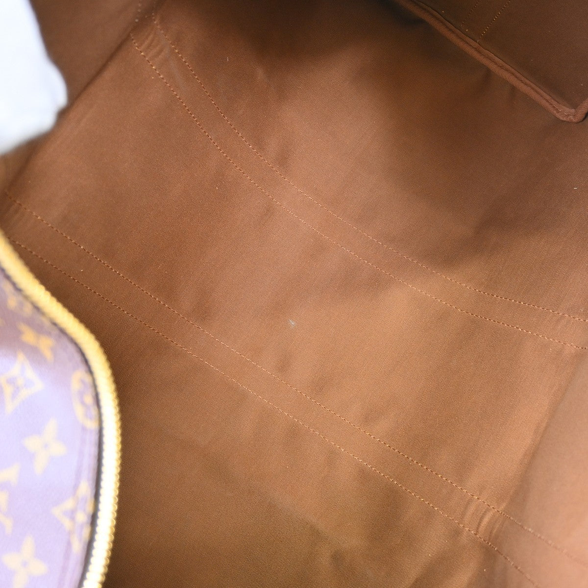 Louis Vuitton Keepall Bandouliere Bag Monogram Canvas Brown Canvas Travel Bag Bag (Authentic Pre-Loved)