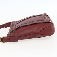 Burberry Vintage Shoulder Bag Leather Red Leather Shoulder Bag Bag (Authentic Pre-Loved)