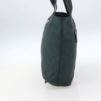Prada Vintage Zip Tote Tessuto Green Nylon Tote Bag Bag (Authentic Pre-Loved)
