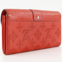 Louis Vuitton Iris Wallet Mahina Leather Red Leather Wallets Accessory (Pre-Loved)