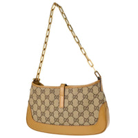 Gucci Gucci Vintage Jackie O Chain Hobo Canvas Multicolour Canvas Handbag (Authentic Pre-Loved)