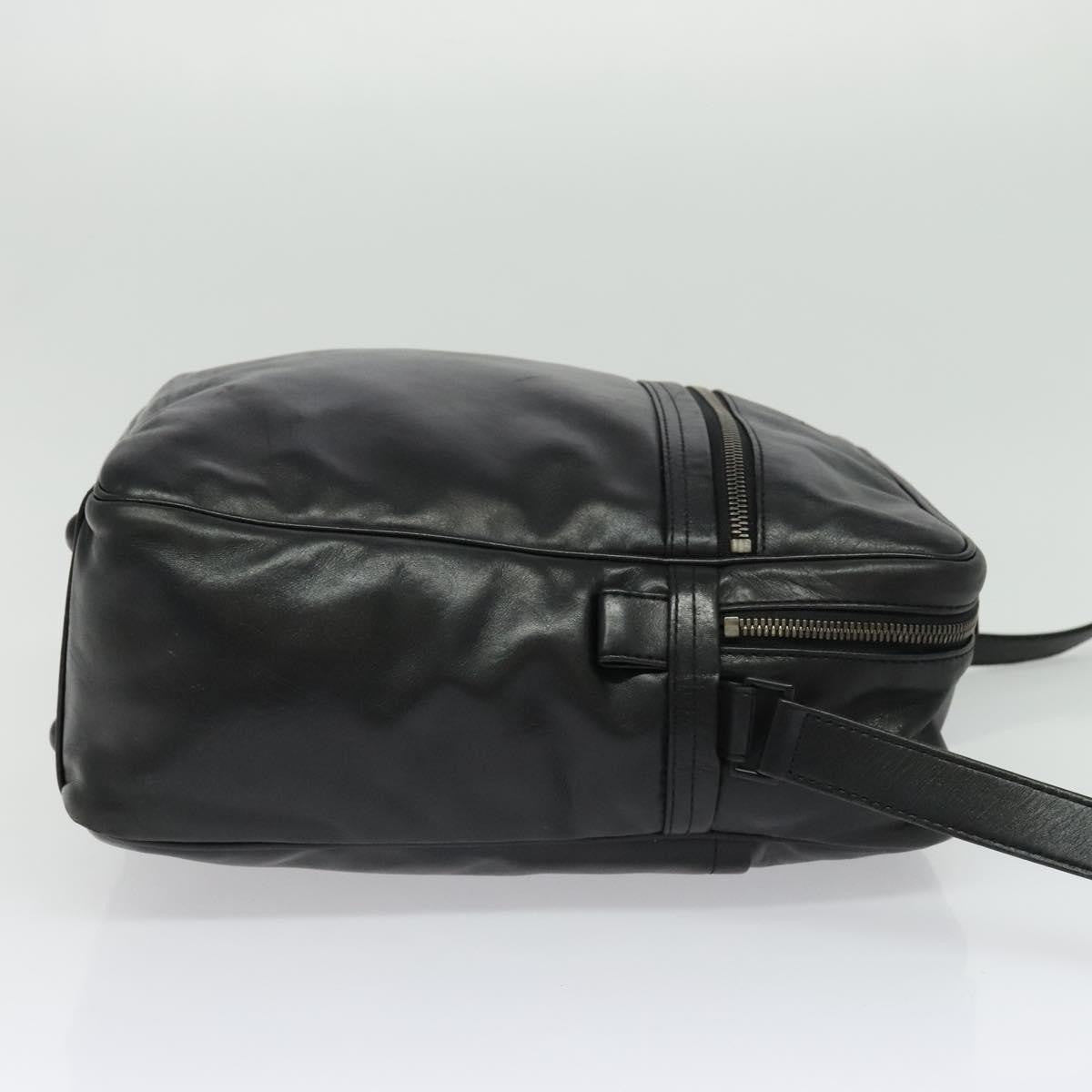 Louis Vuitton Clarkson Messenger Bag Monogram Shadow Leather Black Leather Bag (Authentic Pre-Loved)
