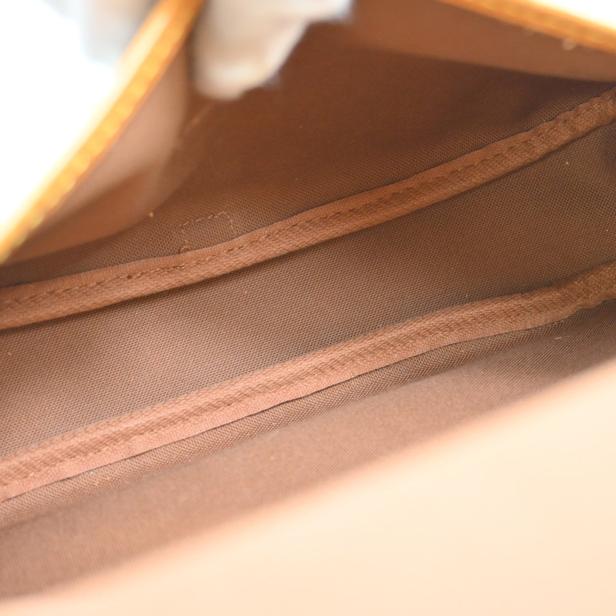 Louis Vuitton Louis Vuitton Saumur Handbag Monogram Canvas Brown Canvas Shoulder Bag Bag (Pre-Loved)