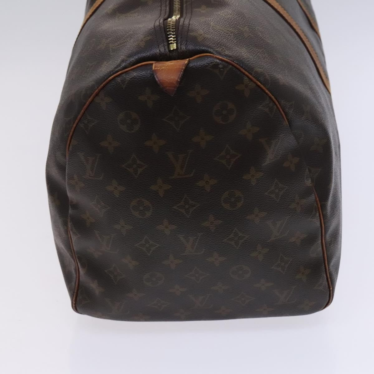 Louis Vuitton Keepall Bag Monogram Canvas Brown Canvas Travel Bag Bag (Authentic Pre-Loved)