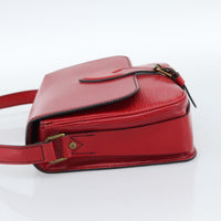 Louis Vuitton Louis Vuitton Cartouchiere Handbag Epi Leather Red Leather Shoulder Bag Bag (Authentic Pre-Loved)
