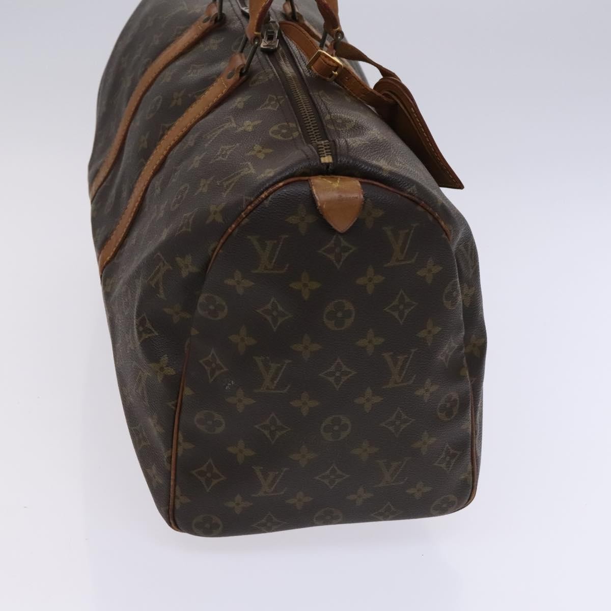 Louis Vuitton Keepall Bag Monogram Canvas Brown Canvas Travel Bag Bag (Pre-Loved)