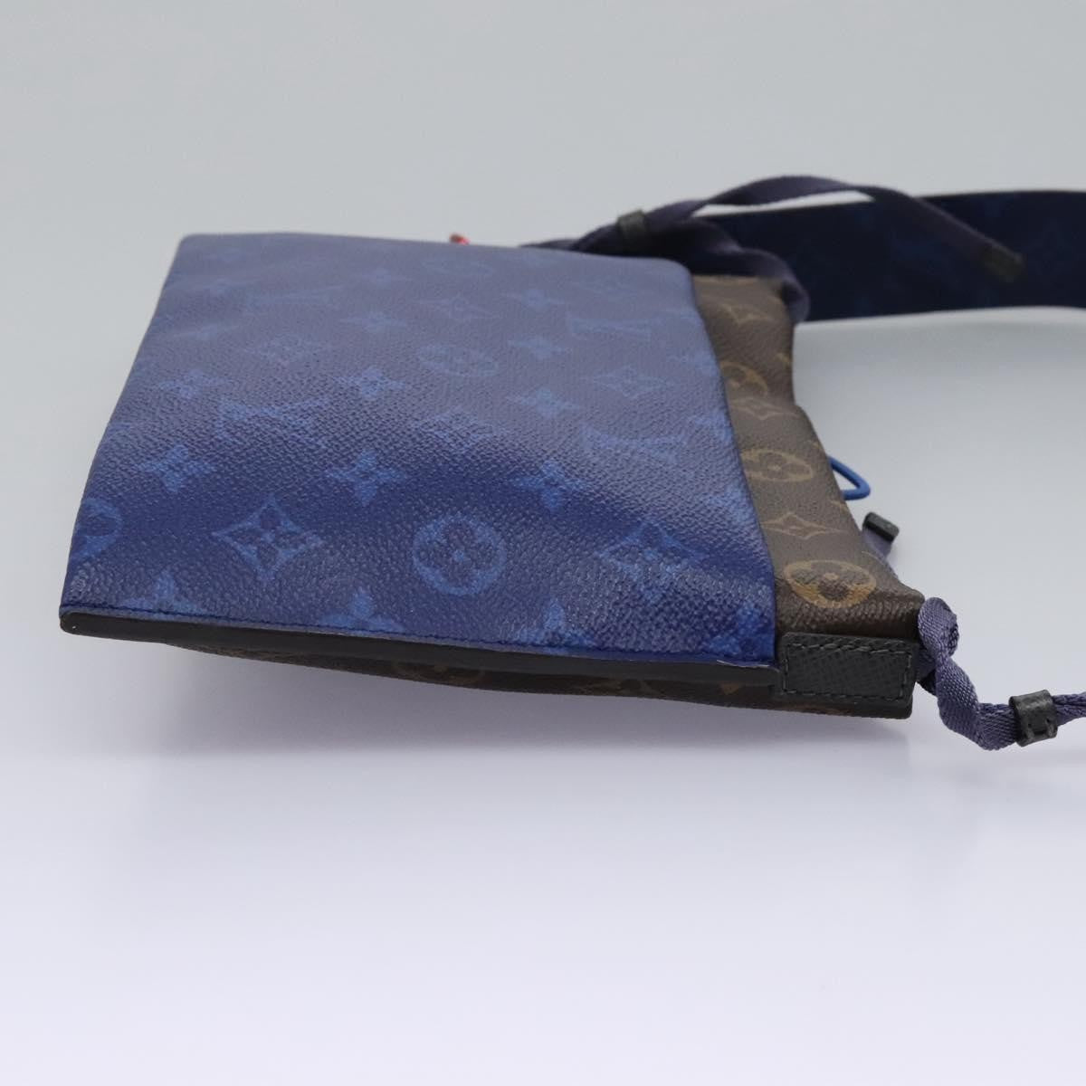 Louis Vuitton Outdoor Pouch Limited Edition Monogram Pacific Canvas Blue Canvas Shoulder Bag Bag (Authentic Pre-Loved)