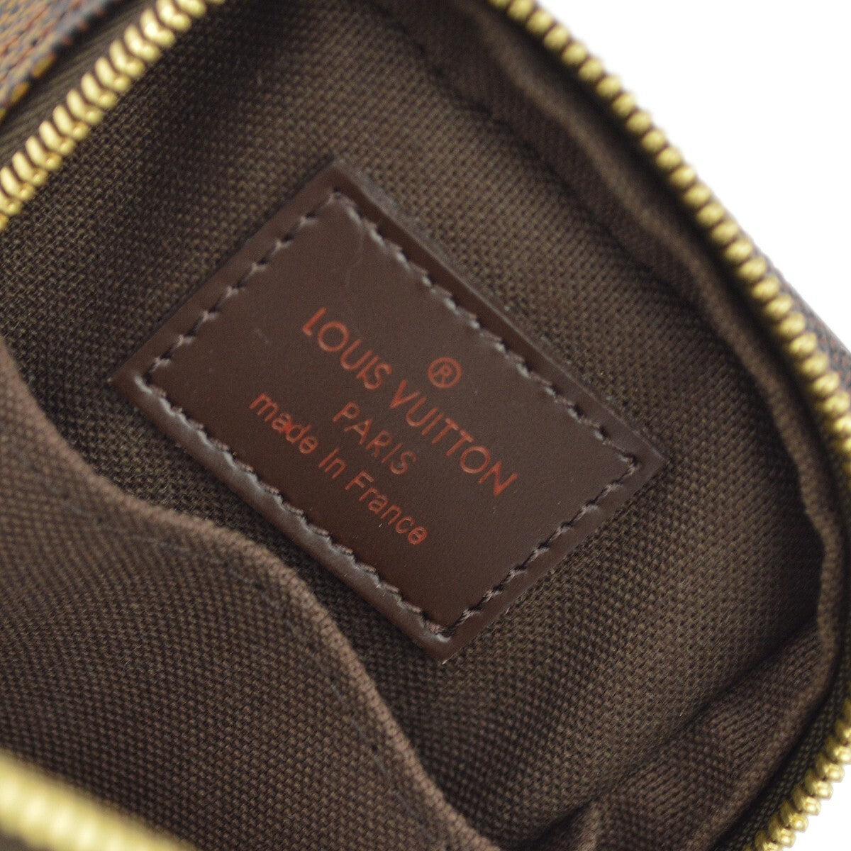 Louis Vuitton Etui Okapi Camera Case Damier Brown Canvas Clutche & Pouche Bag (Authentic Pre-Loved)