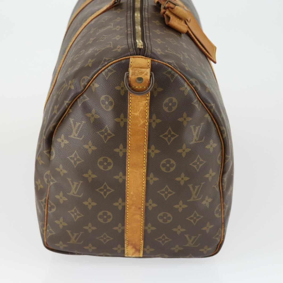 Louis Vuitton Keepall Bag Monogram Canvas Brown Canvas Travel Bag Bag (Pre-Loved)