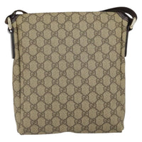 Gucci Flap Messenger Gg Coated Canvas Beige Pvc Shoulder Bag Bag (Authentic Pre-Loved)