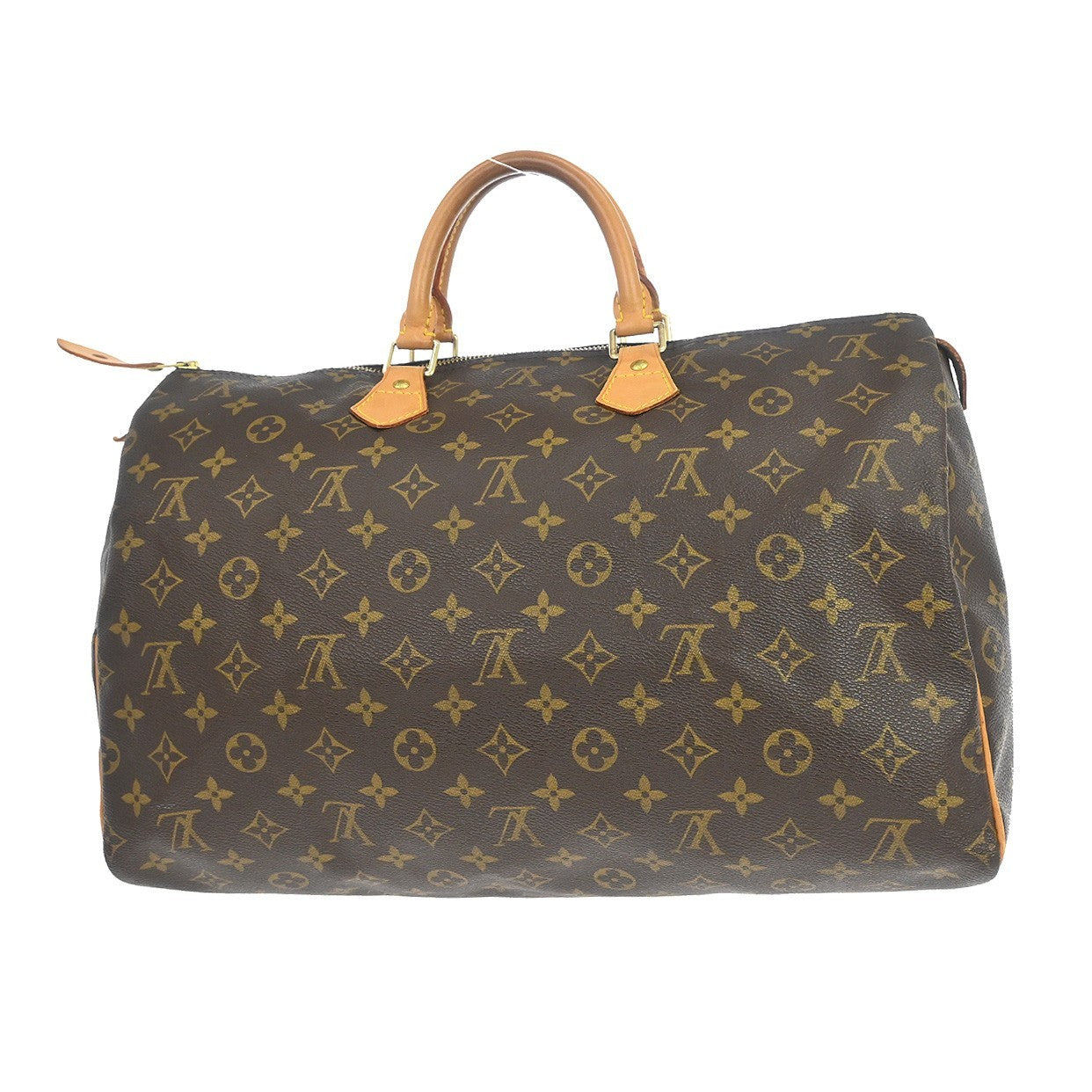 Louis Vuitton Speedy Handbag Monogram Canvas Brown Canvas Handbag (Pre-Loved)
