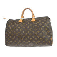Louis Vuitton Speedy Handbag Monogram Canvas Brown Canvas Handbag (Pre-Loved)