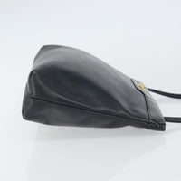 Salvatore Ferragamo Vintage Shoulder Bag Leather Black Leather Shoulder Bag Bag (Authentic Pre-Loved)