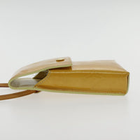 Louis Vuitton Walker Wallet Monogram Vernis Yellow Patent_Leather Clutche & Pouche Bag (Pre-Loved)