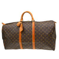 Louis Vuitton Louis Vuitton Keepall Bag Monogram Canvas Brown Canvas Travel Bag Bag (Pre-Loved)