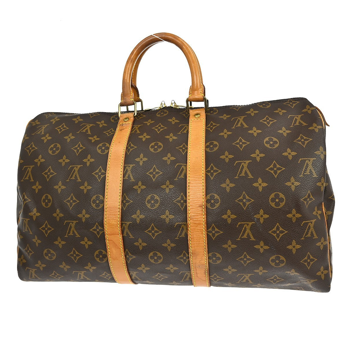 Louis Vuitton Louis Vuitton Keepall Bag Monogram Canvas Brown Canvas Travel Bag Bag (Pre-Loved)