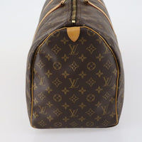 Louis Vuitton Keepall Bag Monogram Canvas Brown Canvas Travel Bag Bag (Pre-Loved)