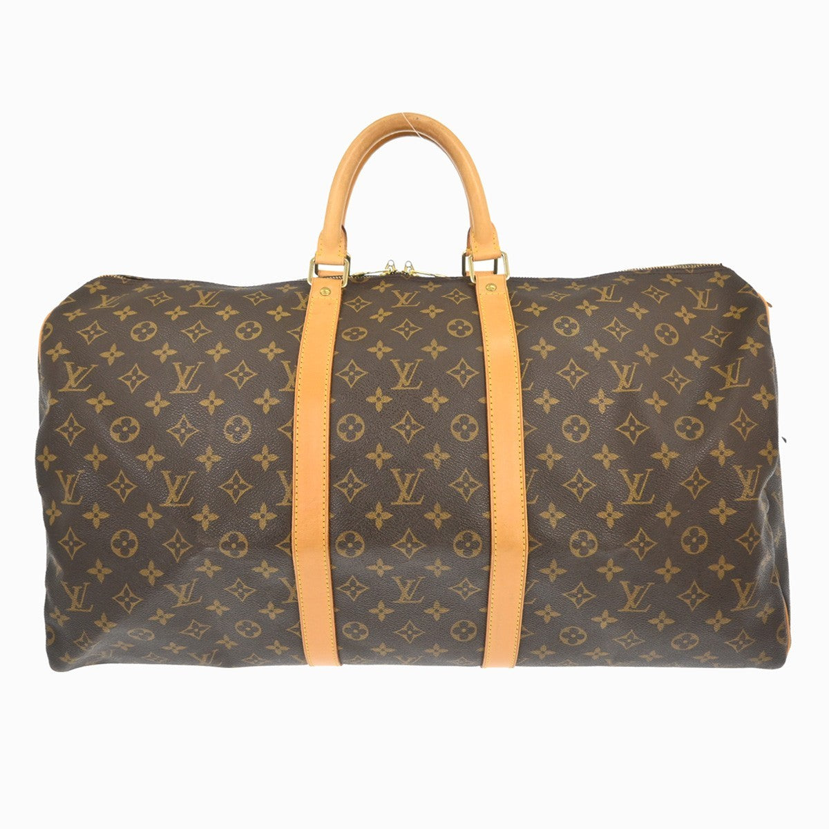 Louis Vuitton Louis Vuitton Keepall Bag Monogram Canvas Brown Canvas Travel Bag Bag (Pre-Loved)