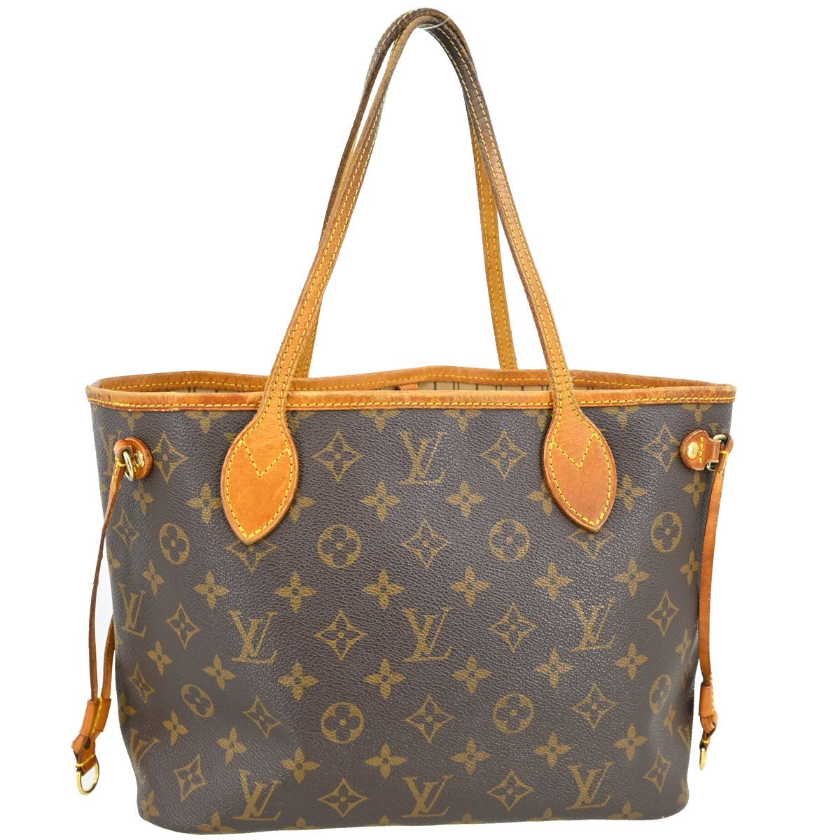 Louis Vuitton Louis Vuitton Neverfull Bandouliere Inside Out Monogram Canvas With Leather Brown Canvas Tote Bag Bag (Authentic Pre-Loved)